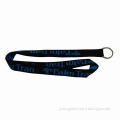 Promotional Polyester Mobile Lanyard, Solid Color Printing, Washable and Recyclable
